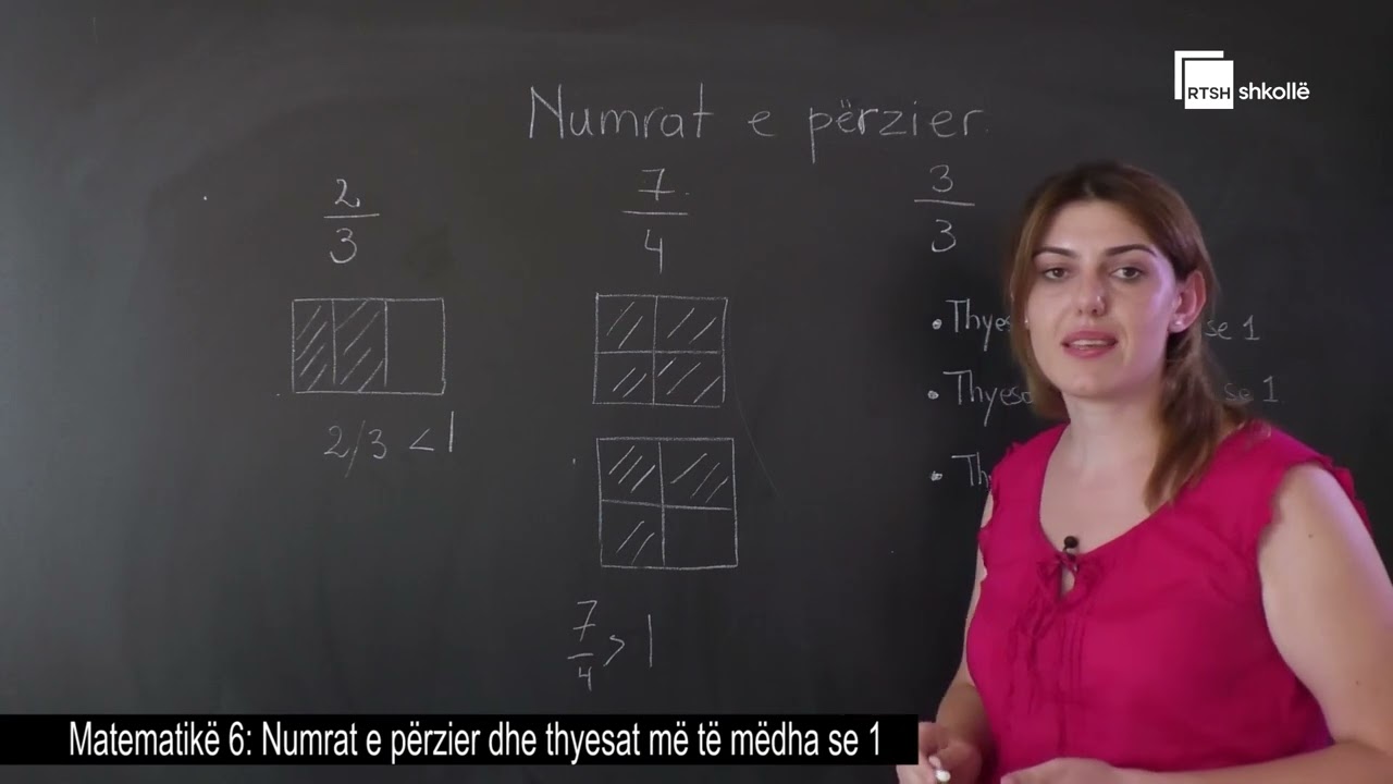 Numrat e përzier dhe thyesat më të mëdha se 1| Matematikë 6