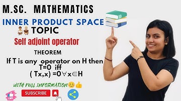 L-18||SELF ADJOINT  || Nivaanmath academy||  Deepa Chaudhari || msc math