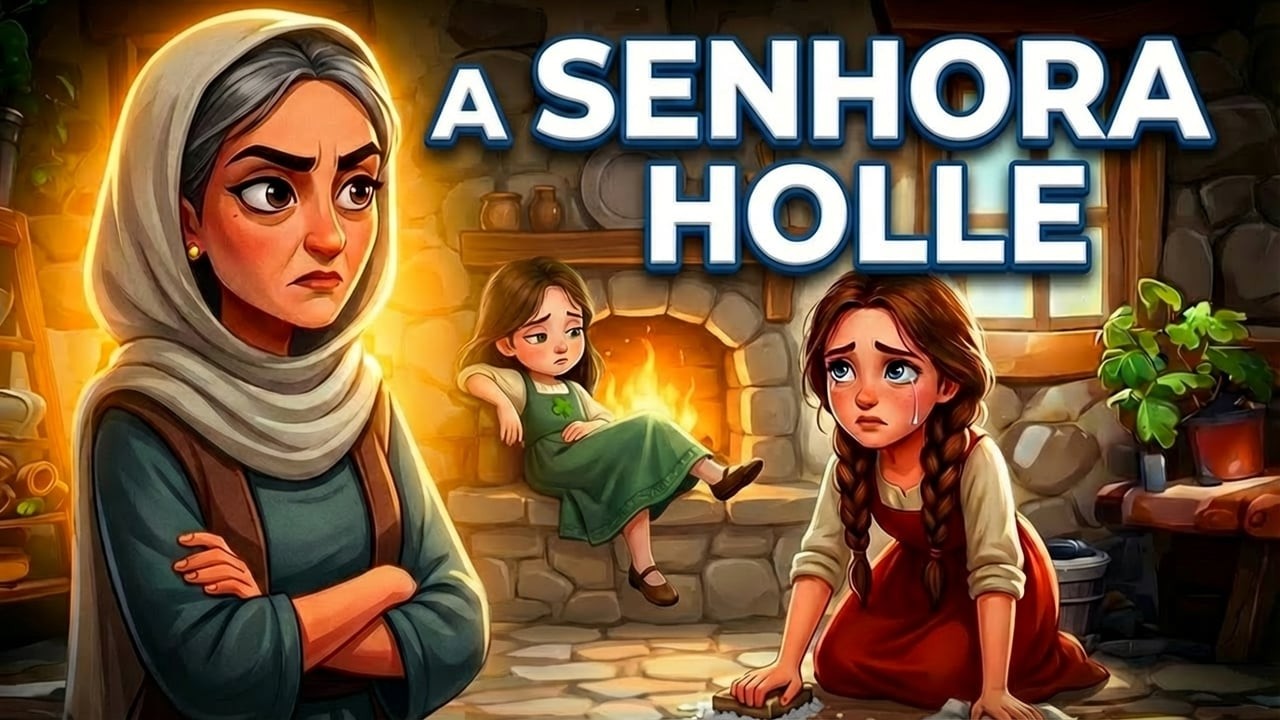 A Senhora Holle | Nova Versão | Conto | Desenho Animado com @Os Amiguinhos