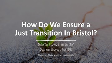 How do we ensure a just transition to a carbon neutral and climate resilient Bristol