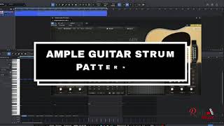 Simple Strumming Ample Sound VST (programming pattern - 3) #rishxmusic #ampleguitar