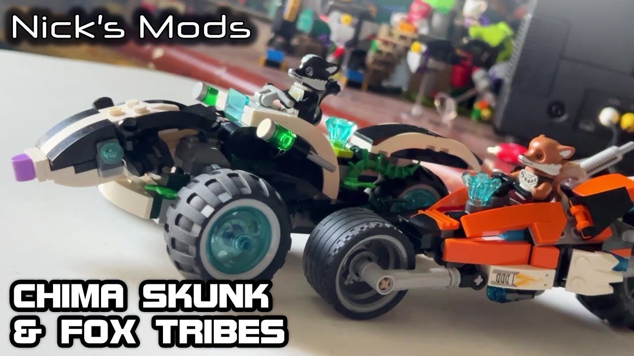 Nick's Mods Ep.33- Chima Skunk & Fox Tribes - YouTube
