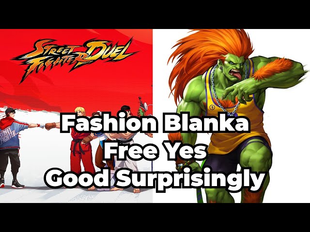 BEST FTP UNIT IN THE GAME Fashion Blanka is a monster and he is