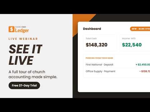 Church360° Ledger Overview: Full Church Accounting Software Demo (2026)