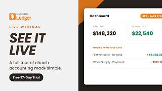Church360 Ledger Overview Full Church Accounting Software Demo 2026