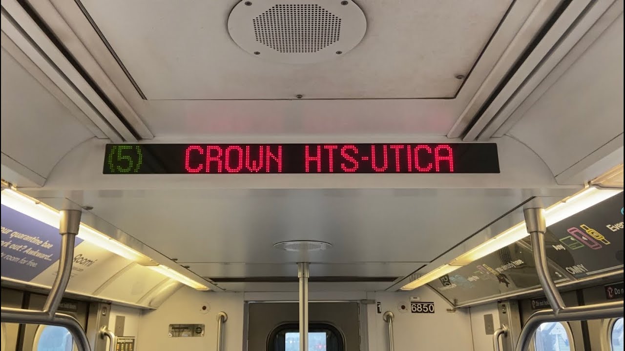 IRT Subway R142 (5) Express Train Ride from Nereid Avenue to Crown