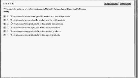 M70-201 Magento Certified Developer Plus Exam