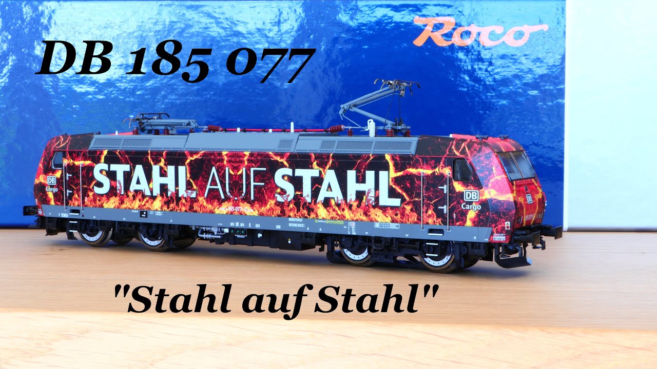 Christians Modellbahn präsentiert Roco 78333 - DB 185 077 "Stahl auf Stahl"