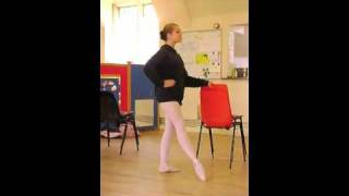 Grade 6 ballet barre work