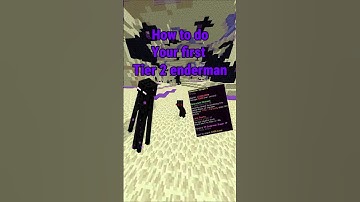 How to do your first tier 2 Enderman for CHEAP #minecraft #hypixelskyblock #slayer #cheap
