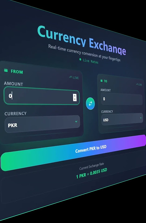 Real Time Currency Convertor