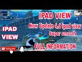 GET 100% IPAD VIEW IN NEW UPDATE 4.0 ✅ 100% WORKING TRICK 😎 PUBG|BGMI