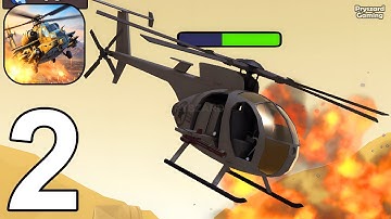 Helicopter Assault: Warfare 3D - Gameplay Walkthrough Part 2 Helicopter War Army Commander (Android)