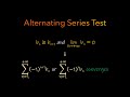 CALCULUS 2 | Alternating Series Test for Infinite Series (with positive and negative terms)