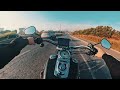 Indo para o trabalho de Harley Dyna FXDC Raw Sound