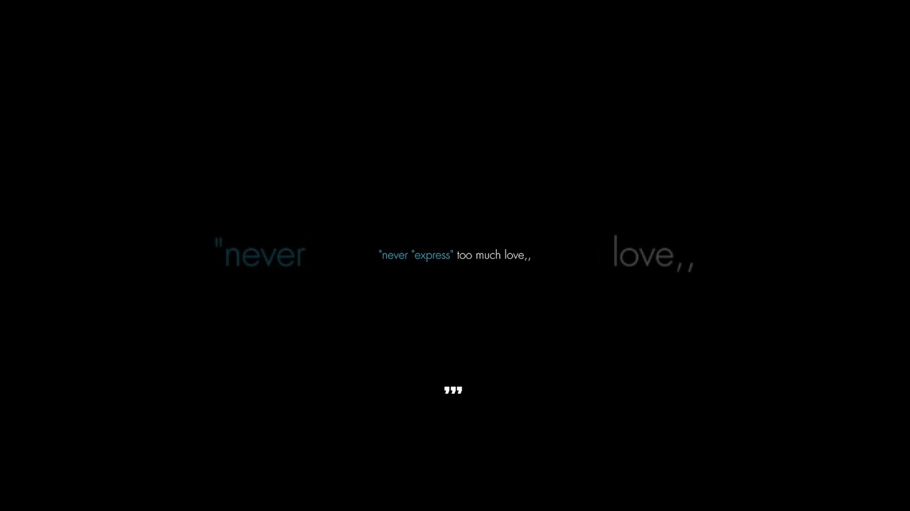 Never express too much love💯 