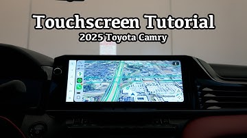 How To Navigate The 2025 Toyota Camry Infotainment Touchscreen