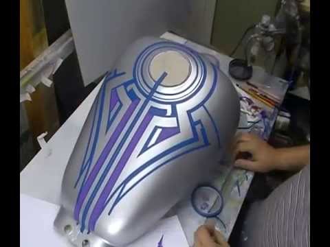 Atelier Meijer - Suzuki Marauder 800 airbrush part 1