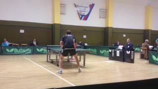 Unbelievable set point in tiebreak Martin Hruska- extraliga Slovakia - Vranov nad Topľou - Vstk