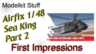 First impressions, Airfix, Westland Sea king Part 2 , Parts and summery