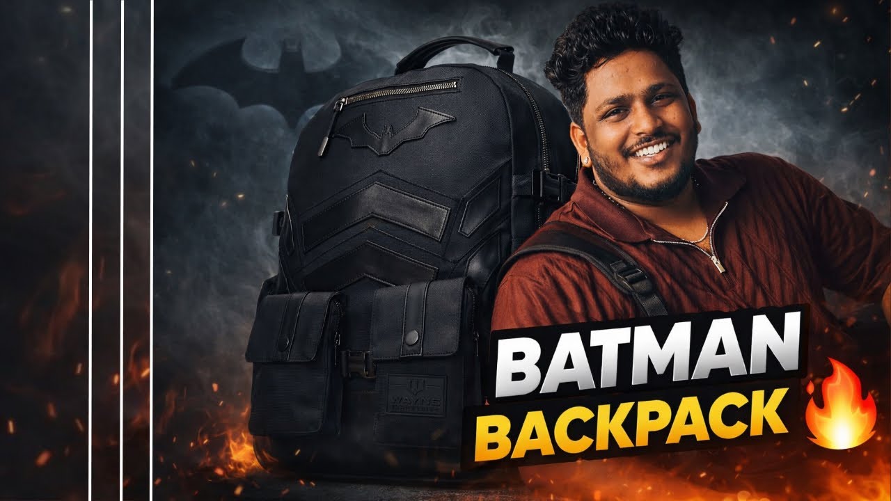 BATMAN Backpack from the souled store