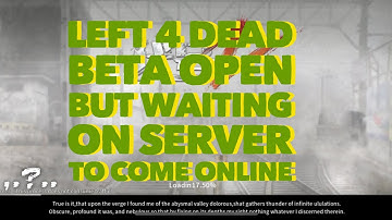 NEW LEFT4DEAD MOBILE BETA