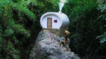 150 Days Building a Bushcraft Survival Shelter in the Wild, Crafting, Catching And Cooking! 🏕️🎣🍳🛠️