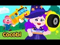 The School Bus Lost its Wheel😱 The Witch Stole It! + More Fun Songs for Kids | Cocobi