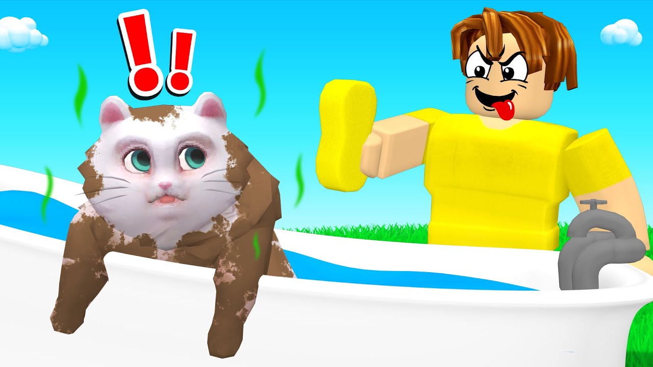 Cleaning PETS In Roblox!