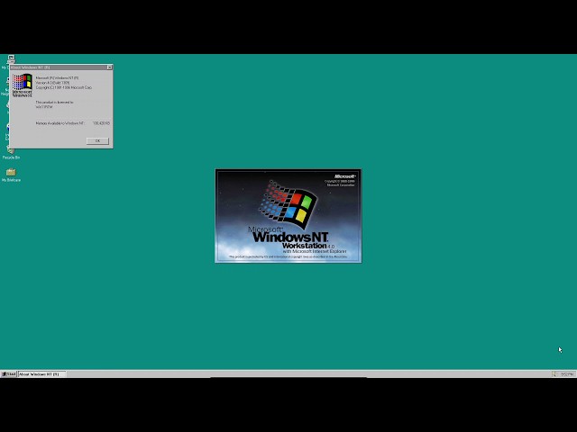 Windows NT 4.0 Build 1369 Workstation on VirtualBox - YouTube