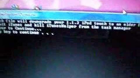 Downgrade from iPod Touch Firmware 1.1.4