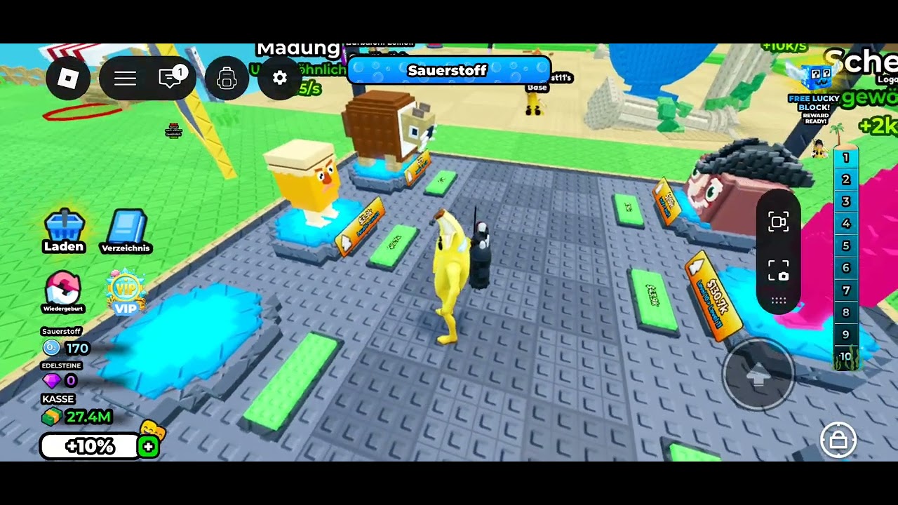 Wir spielen heute tauche für Brainrots...viel Spaß...