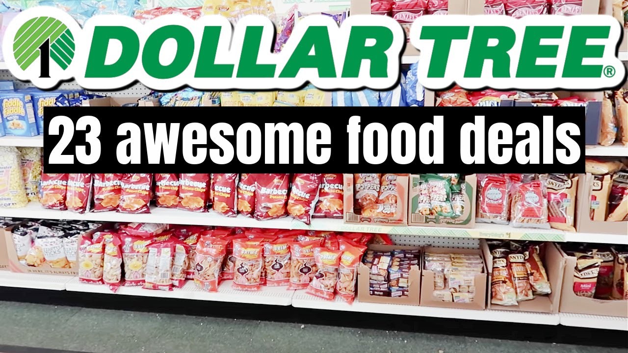 23 FOOD ITEMS YOU NEED TO BUY AT DOLLAR TREE
