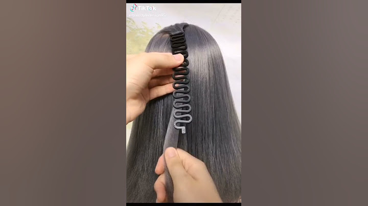 Hair style with hair gadget