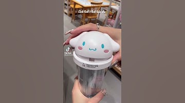 Bình nước có ống hút - tổng hợp tiktok