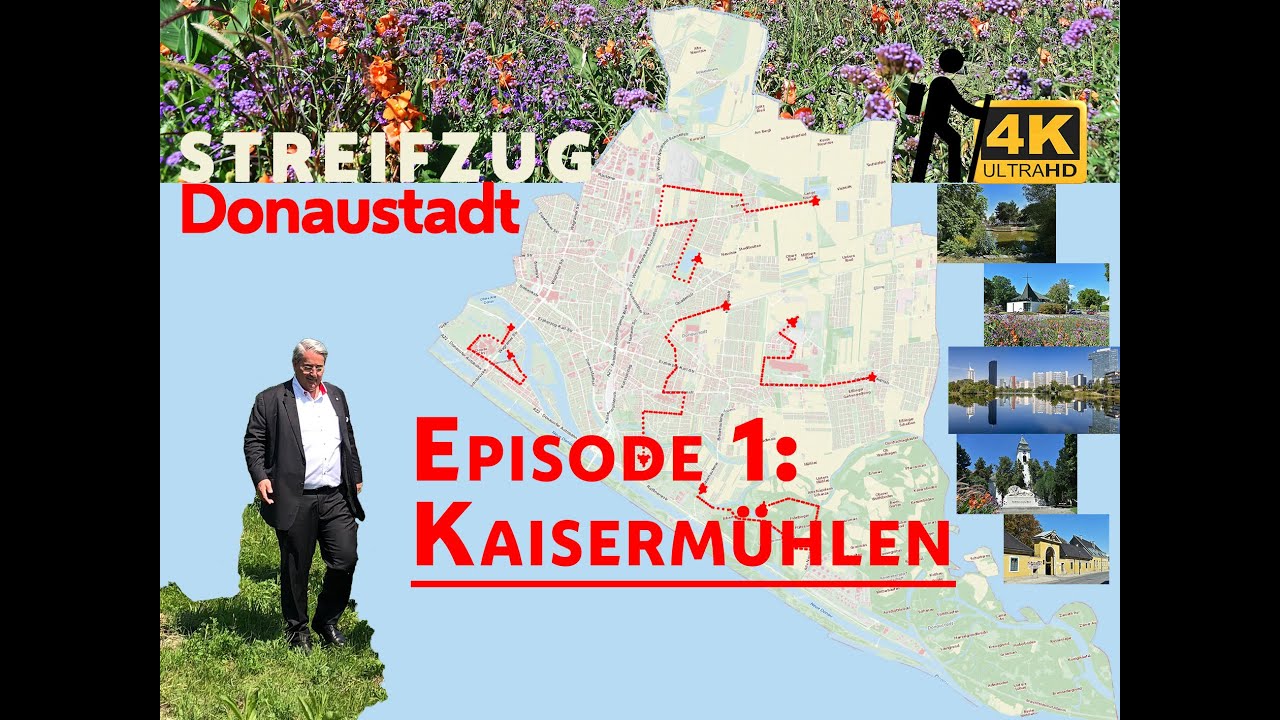 【4K】Streifzug Donaustadt "Kaisermühlen" Vienna Walking Tour in 4K