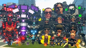 SKIBIDI TOILET vs TITAN CAMERAMAN, TV MAN & SPEAKERMAN – ULTIMATE SHOWDOWN in GARRY’S MOD!