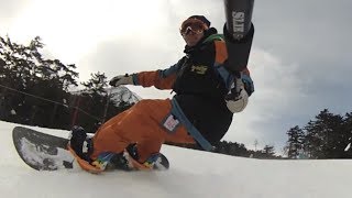 「前横後ろ撮り」 自分撮り チャオ御岳 Rider Riku 20140125 Part1