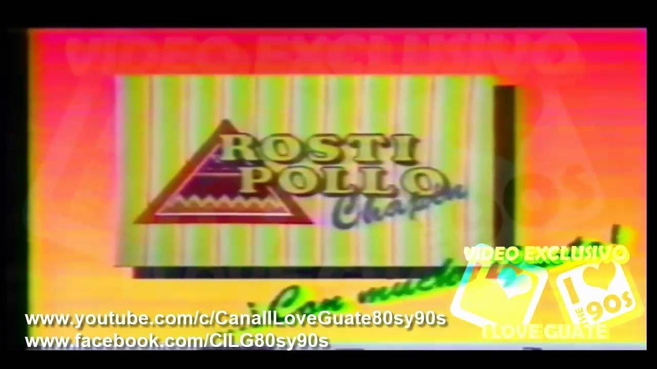 Anuncio RostiPollo Chapin 80s