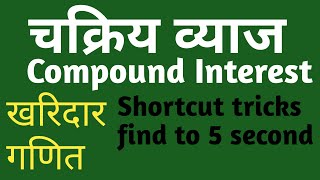 compound interest || चक्रिय व्याज || खरिदार गणित || nepal online study