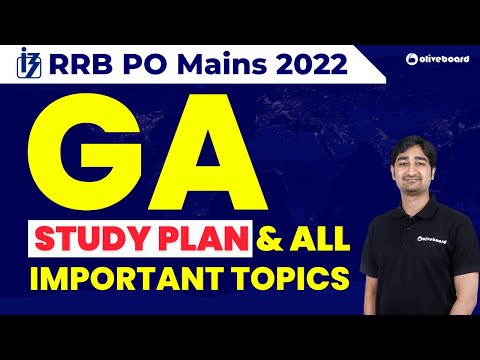 IBPS RRB PO Mains GA 2022 | Study Plan & Important Topics | RRB PO Mains Strategy 2022 By Aditya Sir