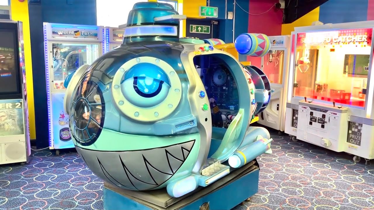 Tecway Submarine Coin Operated Kiddie Ride - YouTube