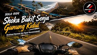 Solo Ride Destinasi Nyunset View Pantai dari Shoka Bukit Senja Gunung Kidul