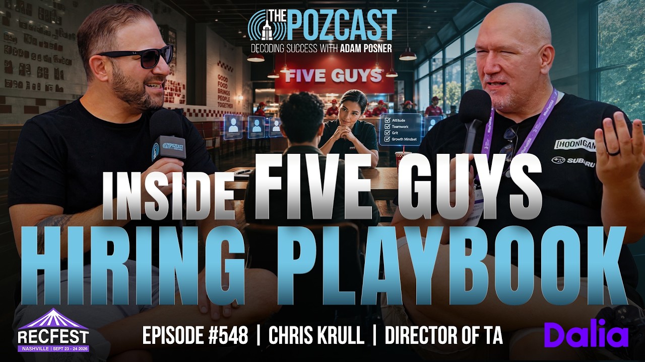 Grilling Up Authenticity: Chris Krull on Human-Centric Recruiting at Five Guys (LIVE @ RecFest US)