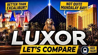 Luxor Las Vegas Hotel Tour & Review | Comparing All 3 South Strip Resorts