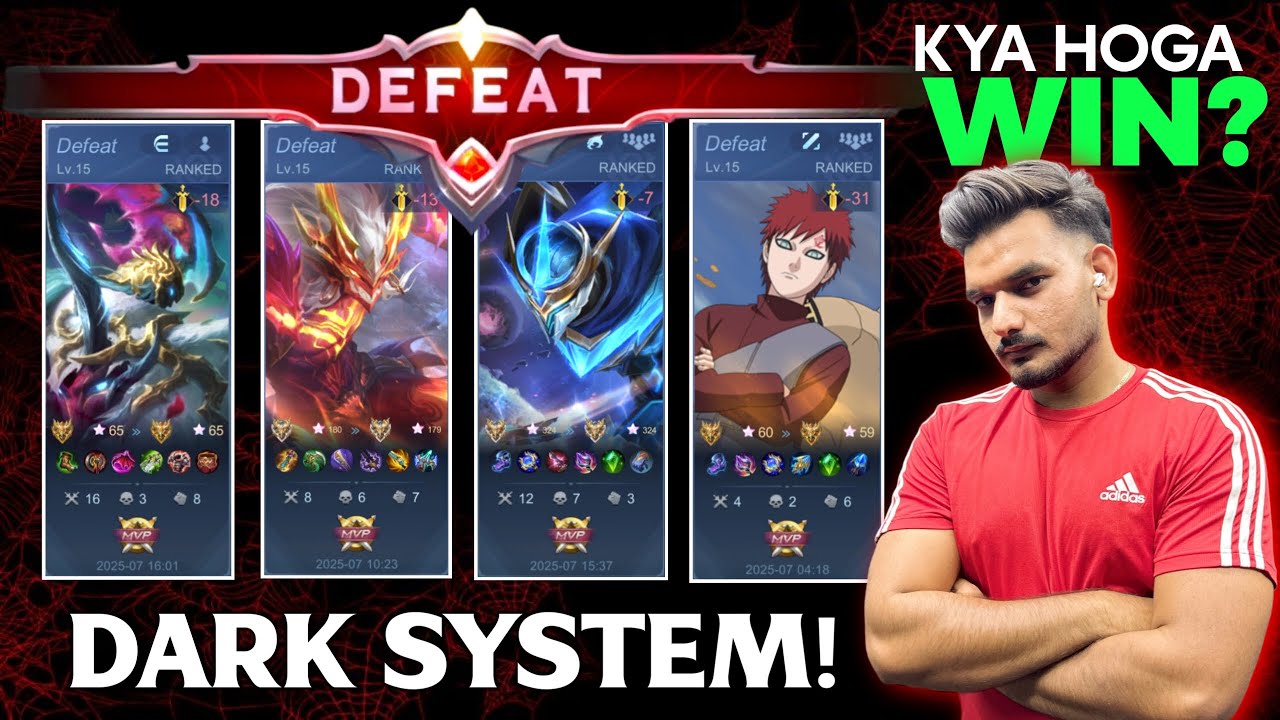 AAJ DARK SYSTEM BANJAU KYA😍| MLBB LIVE | MOBA 5V5 #mlbblive