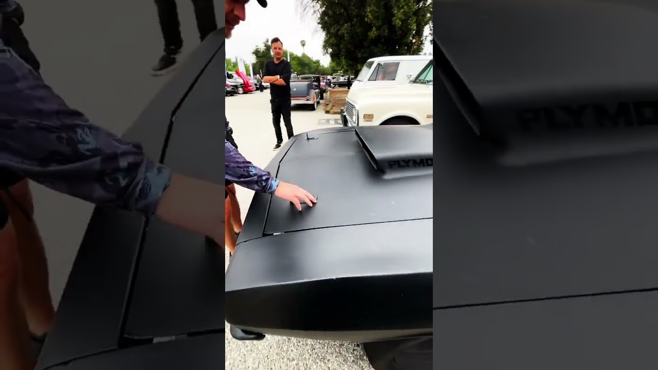 MURDERED 1973 PLYMOUTH CUDA begs to be Mad Maxxed - Fireball Tim Garage