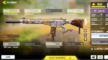 The New M4 Spurred Gunsmith Fastest Time TO Killed