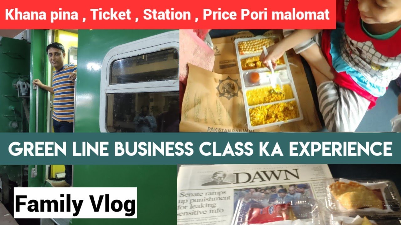 Green Line Train Pakistan | Business Class | Rawalpindi/Lahore to Karachi | Greenline Train Review