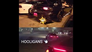 Car meet and Hooligans/ Supras and Skylines